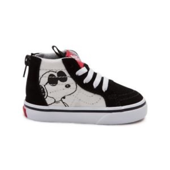 snoopy high top vans